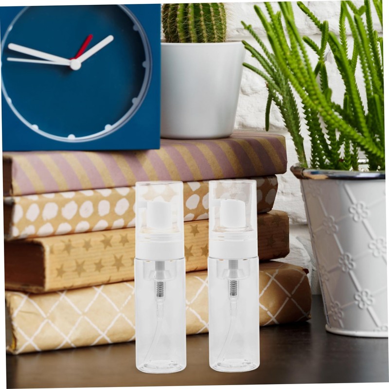 Ipetboom 10 Pcs Clear Mascara Dispenser Automatic Soap Dispenser Foam