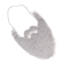 Grey Fake Beard Costume Facial False Beard Male Fake Whisker Play Tricks Party Supplies