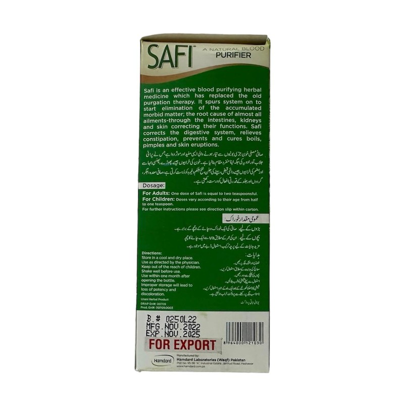 Safi The Herbal Blood Purifier 175ml