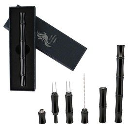 Cigar Punch Cigar Draw Enhancer Tool Cigar Draw Enhancer Cigar Fixing Needle and Cigar Punch 3 in 1 The Cigar Punch for all Cigars is a Practical and Essential Cigar Accessories for Cigar Lovers