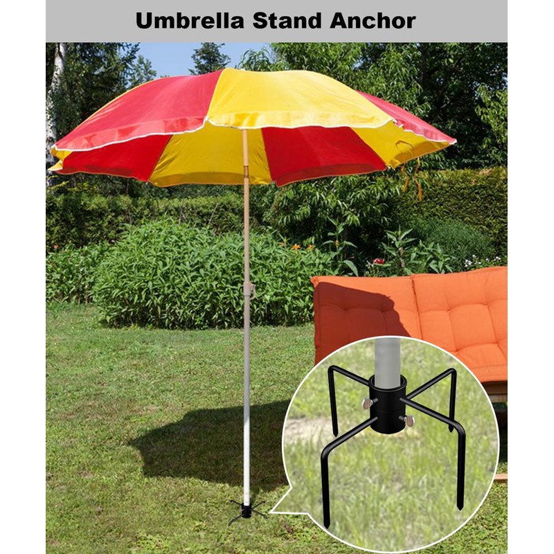 Garbuildman Pole Stabilizer Stand Applies to 1.41"/1.81”/2.12” Poles with 2