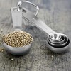 Measuring Spoons Set Stainless Steel - Set of 6 Stacking