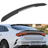 OCPTY 1PC Glossy Black Rear Window Roof Spoiler Compatible with