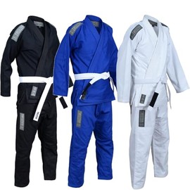 Twister Basic 2.0 Brazilian Jiu Jitsu Gi Preshrunk Pearl Weave 475gram (Black, A3)