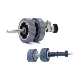 AMSOAN New PA03670-0001 PA03670-0002 Scanner Paper Pick Roller + Brake Roller Pickup Roller Compatible with fi-7160 fi-7260 fi-7140 fi-7240 fi-7180 fi-7280 fi-7300NX