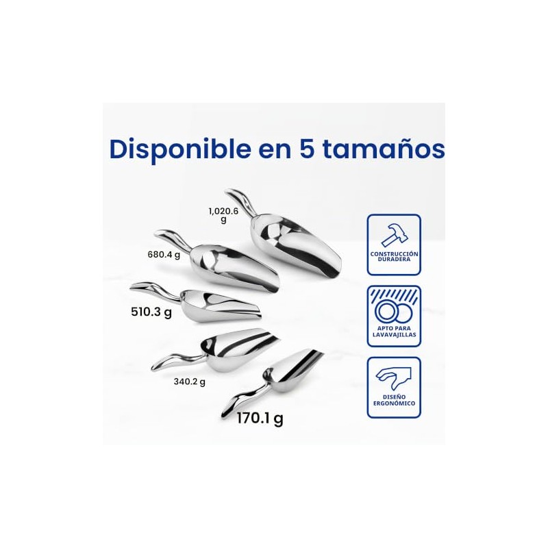 New Star Foodservice 1028508 Cuchara de Utilidad de Acero Inoxidable