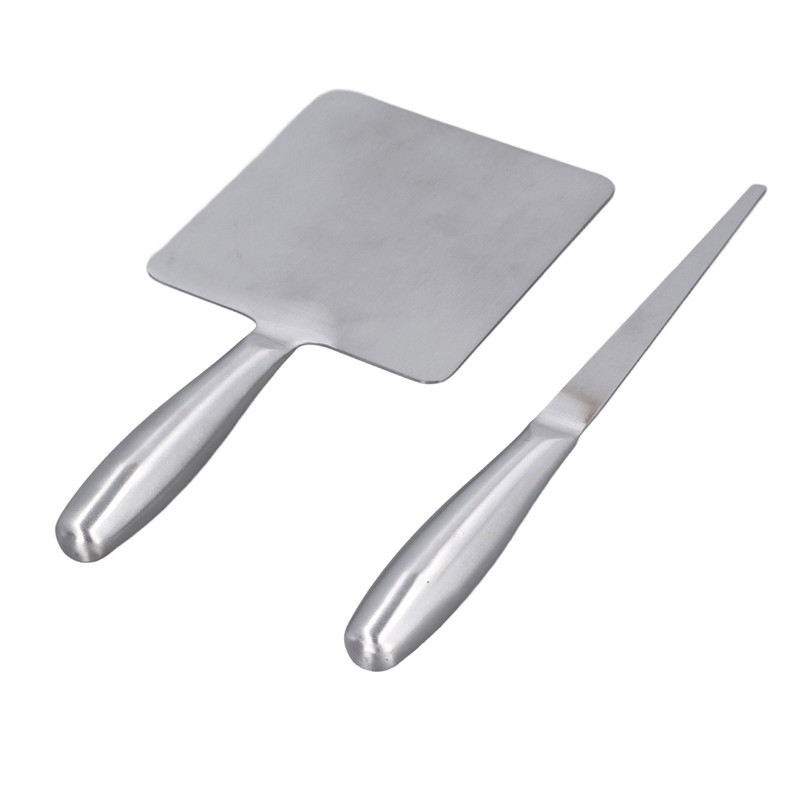 Food Scraper with Picking Stick Stainless Steel Dough Scraper Multipurpose