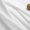 Chyhomenyc 2 Panels White Curtains 24 Inch Length Tier Curtains,