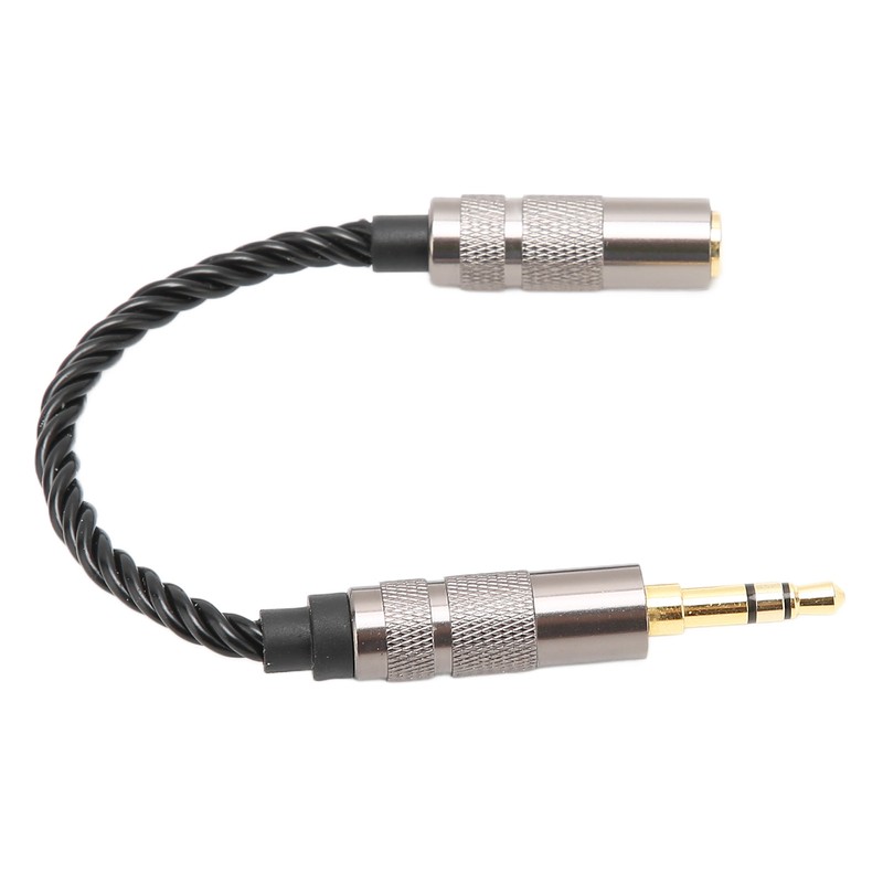 3.5 Male to 2.5 Female Adapter Portable Silver Plated Copper
