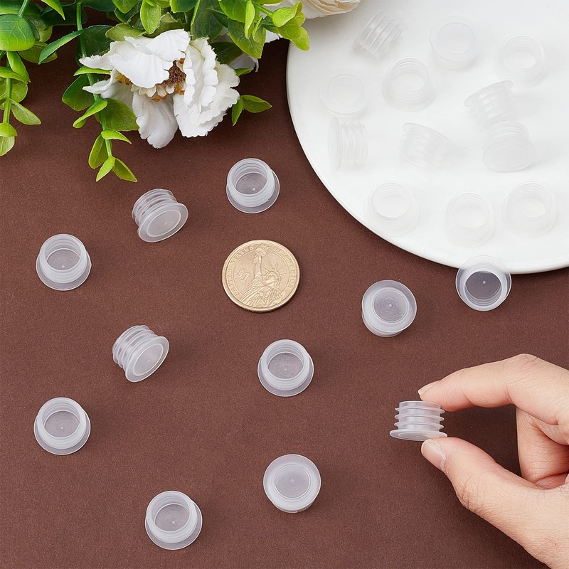 GORGECRAFT 25PCS Salt and Pepper Shaker Stoppers Plastic Salt Shaker