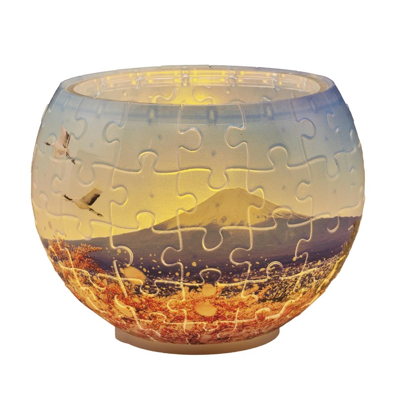 Yanoman 80 Piece Jigsaw Puzzle Sakura Blooming Sengen Park [Lampshade