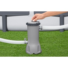 800 GPH Above Ground Pool Filter Pump Cartridge Filtration System for Swimming Pools Replacement Water Cleaning Pump 110-120V