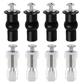 Toilet Seat Attachment from Top 8 Pieces Toilet Seat Fixed Toilet Seat Lid Screws for Toilet Top Mounting Hinge Accessories