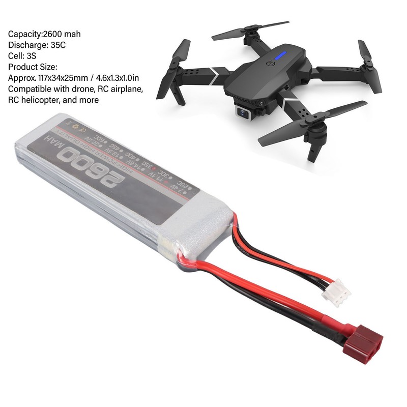 11.1V 35C 2600mAh 3S RC Lipo Battery for FPV Racing