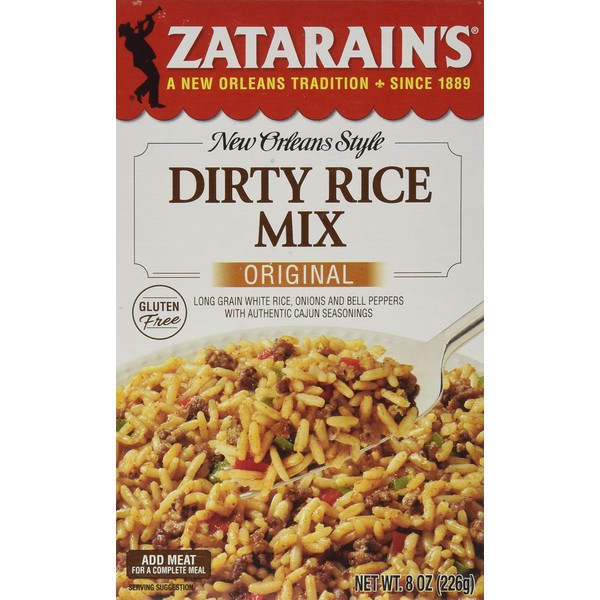 Zatarain's Dirty Rice, 8 Oz (Pack of 2)