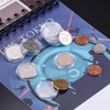 Hicarer 25mm Coin Holder Capsules Clear Round Plastic Coin Container