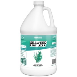 TPS NUTRIENTS Seaweed Fertilizer for Plants, Premium Organic Liquid Kelp for Gardening, Concentrated Liquid Plant Food 128 oz (1 Gallon)