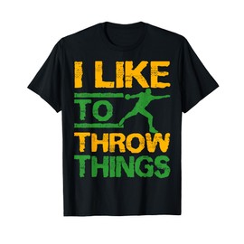 Discus Throwing Player Disc Track And Field Sports T-Shirt