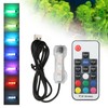 RGB Aquarium Light, Color Changing Aquarium Light with Remote Control,