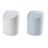 Operitacx 2pcs Mini Desktop Trash Bins with Lid Stylish Rubbish