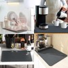 2PCS Draining Board Mats, Kitchen Super Absorbent Draining Mat, Folding