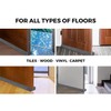 Draught Excluder for Doors and Windows Reusable and Washable Double