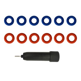AUTO OCCASION O-Rings 6 Set Fuel Injector Seal Kit Compatible with IWP063 IWP043 IWP069 IWP181 IWP189 IWP162 0280158233 0280158091 0280158020 0280156161
