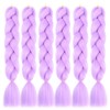 SHUOHAN 6 Packs Kanekalon Ombre Jumbo Braiding Hair Extensions 24