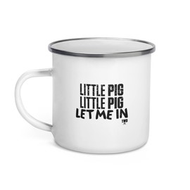 The Walking Dead Negan Little Pig Enamel Mug