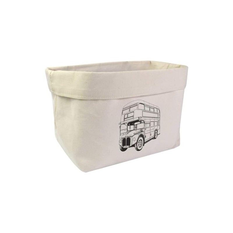 Large 'UK Bus' Canvas Organiser/Storage Bag (OR00032159)