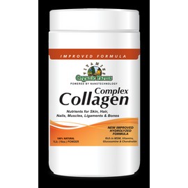 Organic Farms Vitamins Collagen Complex Hydrolyzed - 1Lb. (16oz.) Powder - Nourishes