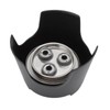 Hibachi Grill Smokeless Wooden Frame Aluminium Alloy Easy Assembly Portable