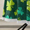senya St Patrick Day Shamrocks Clover Lucky Leaf Round Tablecloths