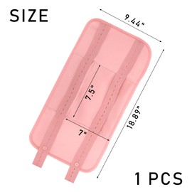 1 Castor Oil Bag, Pink Castor Oil Box, Reusable Castor Oil Bag, for Detoxification, Improving Constipation and Storing Castor Oil Box for Digestion (Pink)