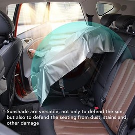 Car Seating Sun Shade Cover, UV Proof Heat Insulated Dust Proof Extend Lifespan for Reflecting Sunlight and Keeping Cool