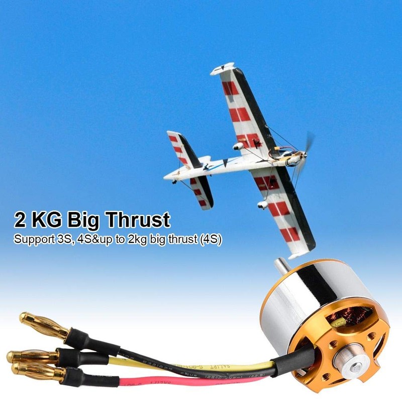 RC Motor Motor 2814 1000/1400KV 2kg Thrust 3-4S Motor for
