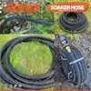 Zixixiz 150FT 1/2-Inch Soaker Hose, Flexible with Solid Brass Connector,