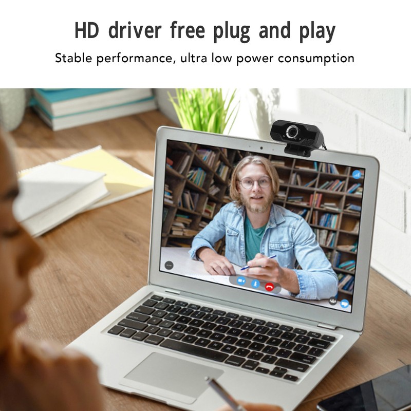USB Web Camera with Microphone 1080P 30 Fps HD Webcam