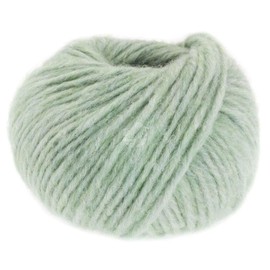 LANA GROSSA Ecopuno Chunky Super Light, Fluffy Effect Yarn with Baby Alpaca, Hand Knitting Yarn Made of 33% Virgin Wool (Merino) and 19% Alpaca Wool, 50 g Wool for Knitting and Crocheting, 70 m Yarn