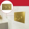 SPARES2GO Luxury Flush Plate Kit for Concealed Toilet Cistern Wall