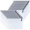 TUPARKA Pack of 15 Document Wallets A5 Zipper File Wallets