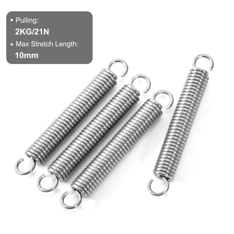 GUNGY Tension Springs with Hooks Stainless Steel Tension Spring 35