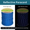 EXTEDRG Reflective Rope 50 Meters Reflective Paracord Rope 4mm for