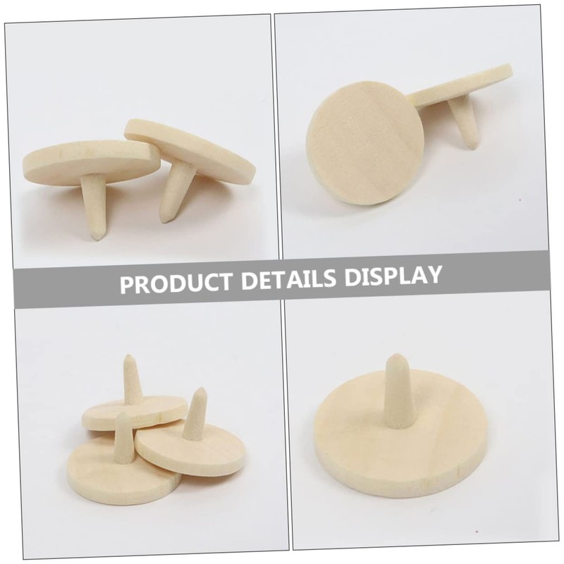 Mipcase 40pcs Wooden Golf Position Markers Durable Ball Positioning Tools