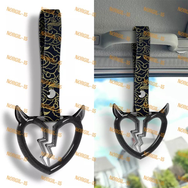 Unbranded Crystal Devil Broken Heart TSURIKAWA BK Ring Car Bus