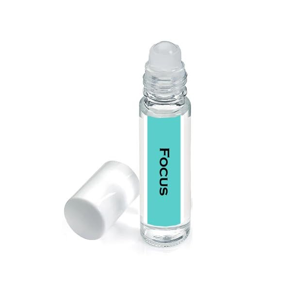 Simply Essential Focus Aromatherapy Pulse Point Roller Ball with Peppermint