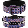 WARM BODY COLD MIND Leather Weight Lifting Belt. 4" Adjustable