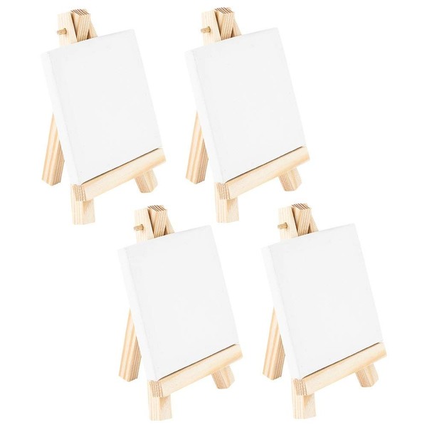 Ideen mit Herz Mini Easels with Canvas | Mini Canvases