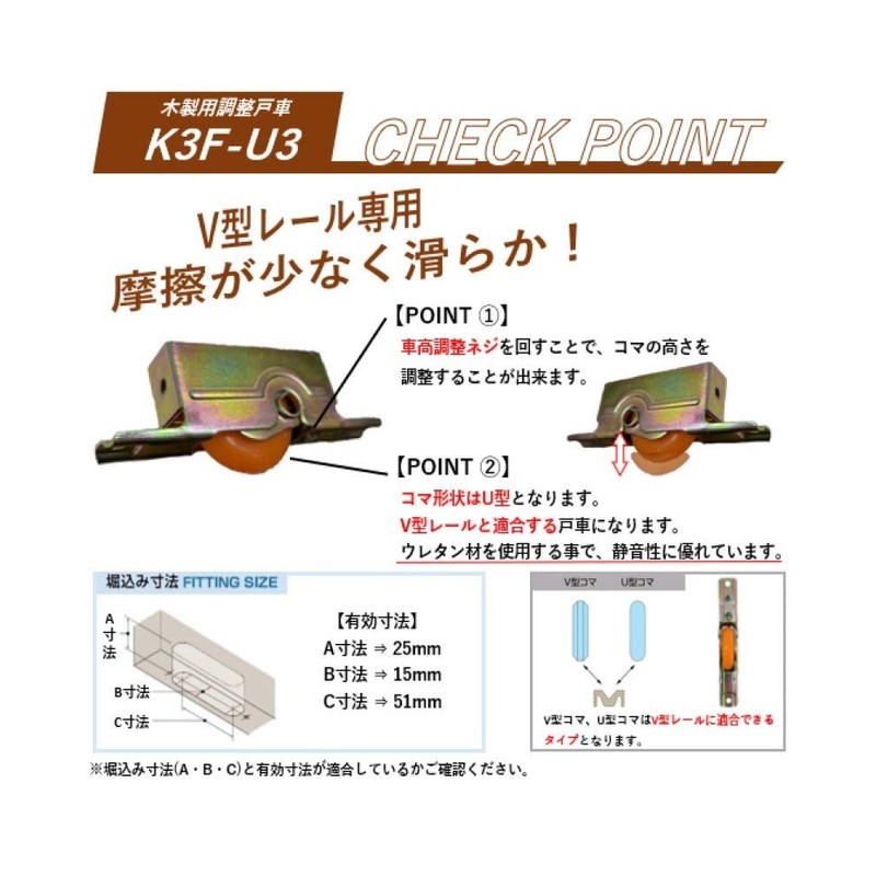 Ieken Sales Adjustable Door K3F-U3, Pack of 1
