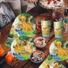 51PCS Lion Party Tableware Set - Lion Theme Decoration for
